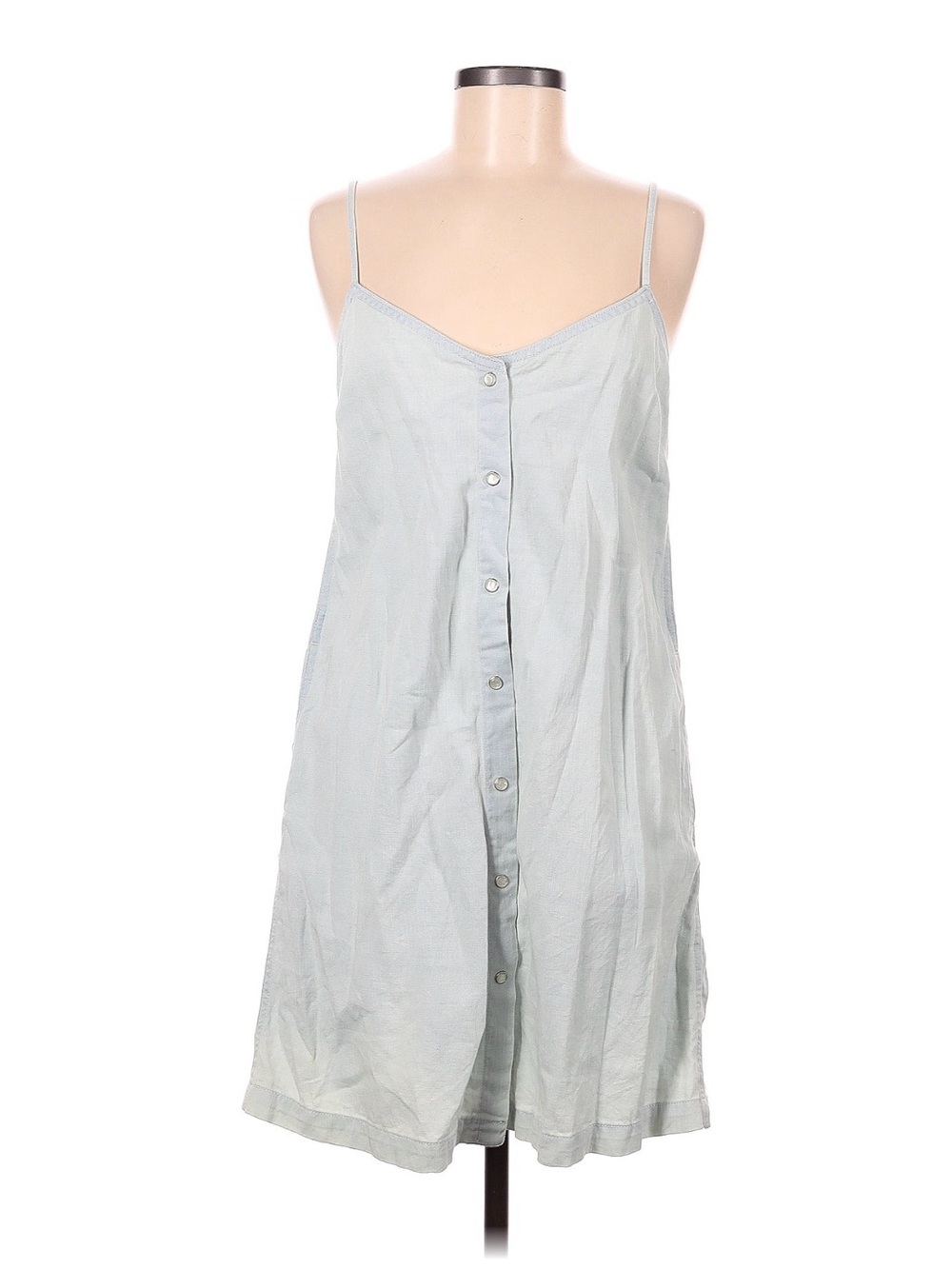 Wilfred Free by Aritzia 100% Cotton Button-Front Slip Dress – Size M